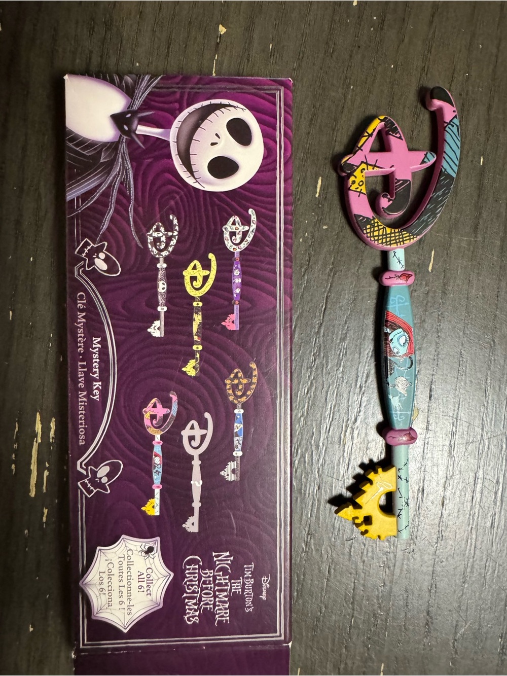 Disney The Nightmare Before Christmas Key - Pink, Teal & Yellow Accents